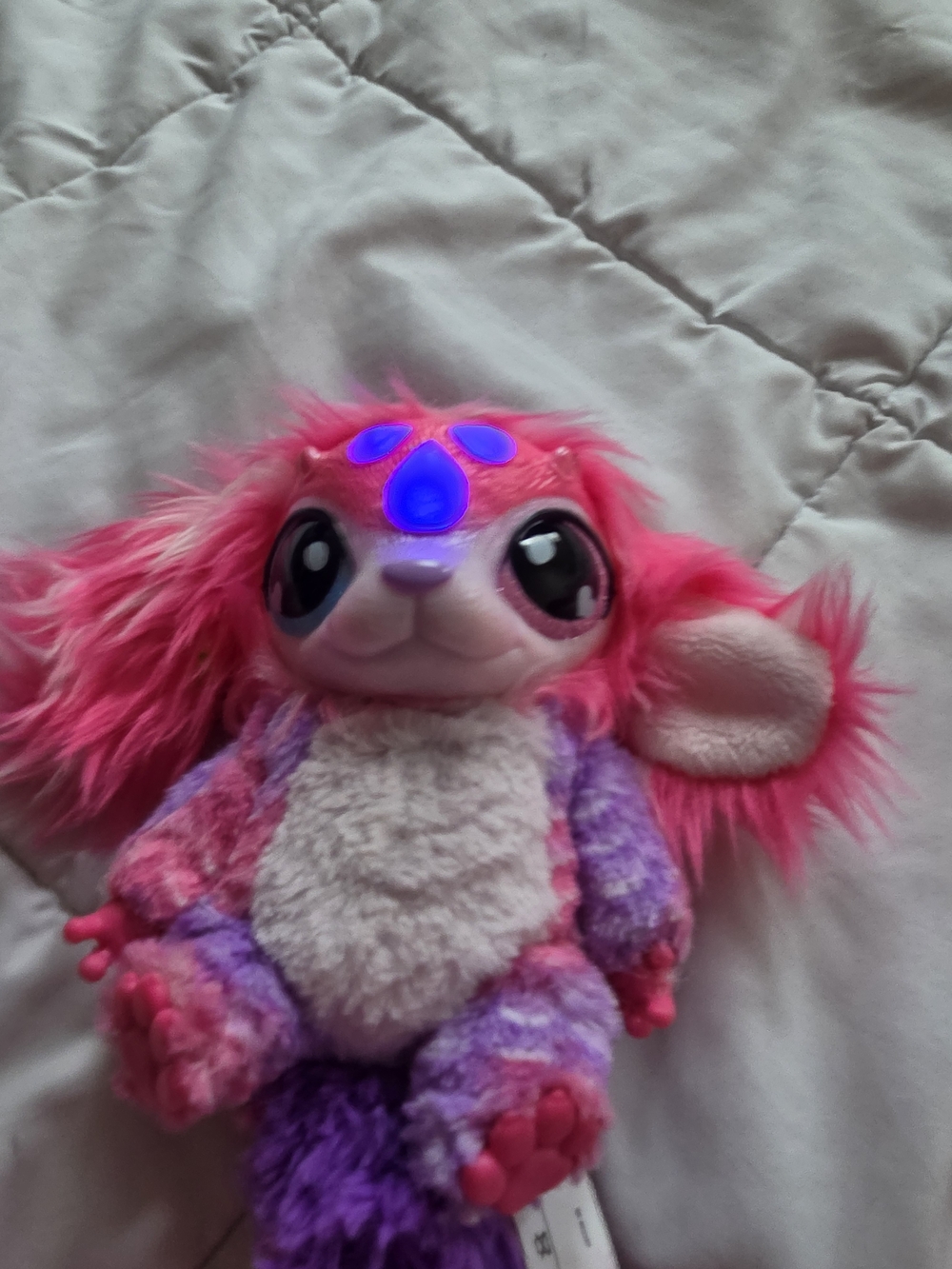 Ty Pink and Purple Light-Up Plush Pet